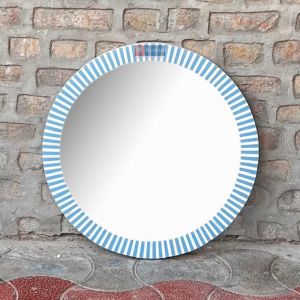 Handcrafted Bone Inlay Modern Design Mirror Frame Boho Chic Home Decor